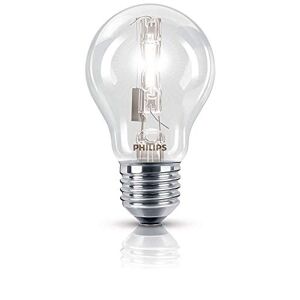 Philips 42W E27 Edison Screw Halogen EcoClassic Traditional Bulb, Eqv to: 55 W, 240 V - Pack of 4