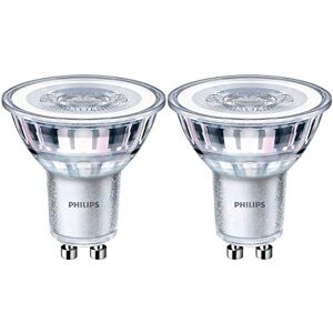 Philips LED Classic 4.6 W GU10 Glass LED Spot Light (Replacement for 50 W Halogen Spot) - Warm White, Pack of 2