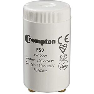 Crompton FS2 - Fluorescent Starter Switch Series • 4W-22W • 12.7mm-Pins