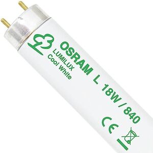 Osram Lumilux T8 G13 L 18 W/840 Fluorescent Lamp