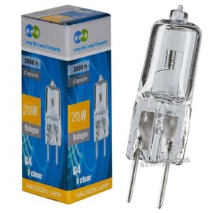 Long Life Lamp Company 10 Pack G4 12v Halogen Bulbs 5W 10W 20W 35W (10W)