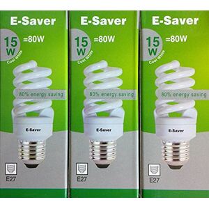 E-Saver CFL Energy-Saving Bulb, E27, 80 W