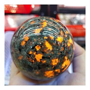 FLCNNXQS Natural Magic Flame's Stone Syenite Clasts Containing Fluorescent Sodalite Under Ultraviolet Ball Yooperlite Collections HOMEZHOU (Size : 5-6cm)