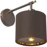 Loops Wall Light Retro Style Brown Highly Polished Brass LED E27 40W