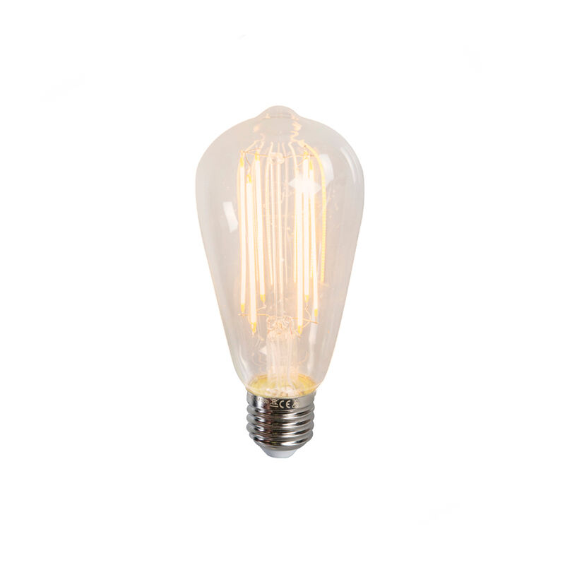 Calex E27 LED ST64 Rustic Long Filament 4W 350LM 2300K Dimmable