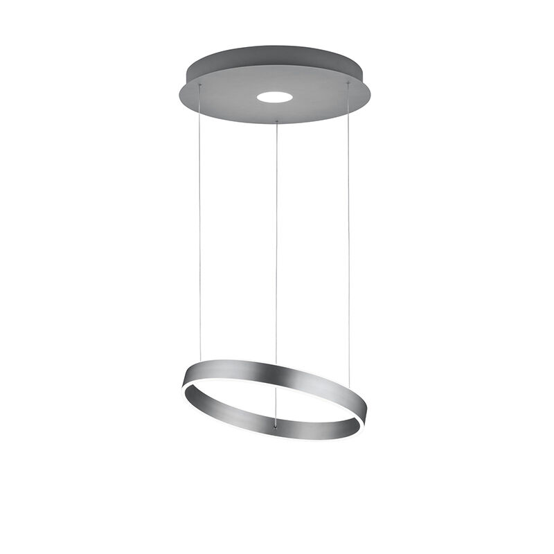 Trio Leuchten Design hanging lamp steel incl. LED 3-step dimmable - Jeroen