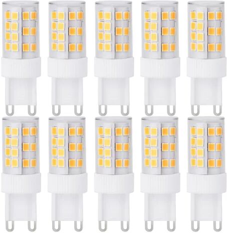 Symple Stuff 4W G9 Dimmable LED Capsule Light Bulb (Set of 10) Symple Stuff  - Size: 180cm H X 600cm W X 1cm D