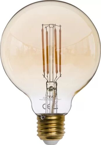 Rio Rithland 7W E27 LED Vintage Edison Globe Light Bulb Amber Williston Forge  - Size: 161cm H X 40cm W X 40cm D