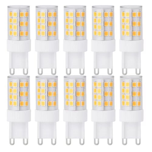 Symple Stuff 4W G9 Dimmable LED Capsule Light Bulb (Set of 10) Symple Stuff  - Size: Small