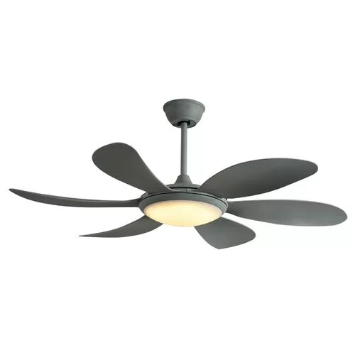 Ophelia & Co. 115cm Nia 5 Blade LED Ceiling Fan with Remote Ophelia & Co. Finish: Grey  - Size: 46cm H X 105cm W X 46cm D