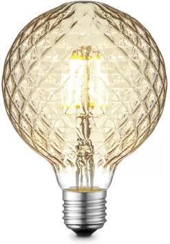 Symple Stuff 4W E27 Dimmable LED Vintage Edison Globe Light Bulb Amber Symple Stuff  - Size: