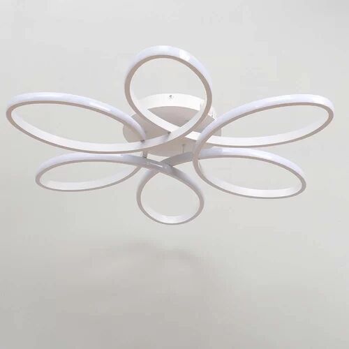 Ivy Bronx Bernardi 1-Light LED Semi Flush Mount Ivy Bronx Size: 10cm H x 74cm W x 74cm D  - Size: Mini (Under 40cm High)