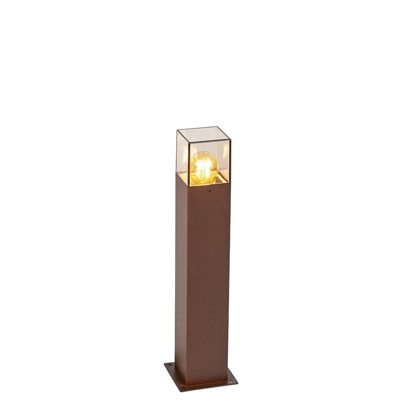 QAZQA Lampadaire industriel extérieur 50 cm brun rouille IP44 - Danemark