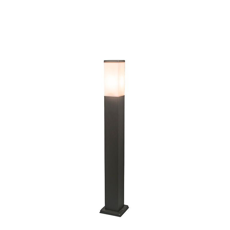 QAZQA Lampadaire d'extérieur moderne gris foncé 80 cm IP44 - Malios