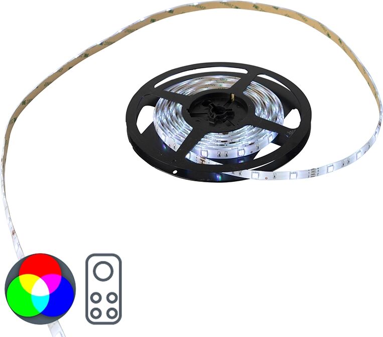 Paul Neuhaus Ruban LED flexible 5 mètres multicolore RGB - Teania