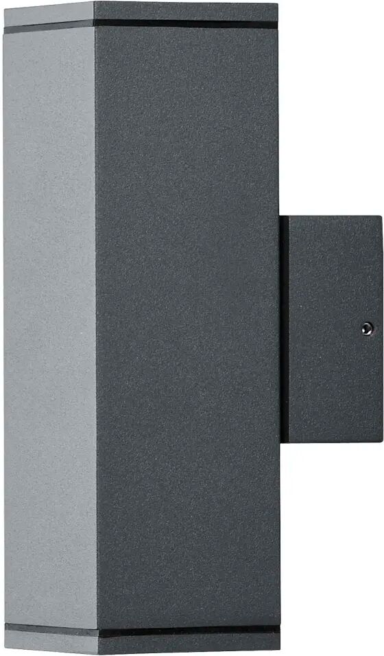 KONSTSMIDE Applique murale Monza double carrée Gris foncé