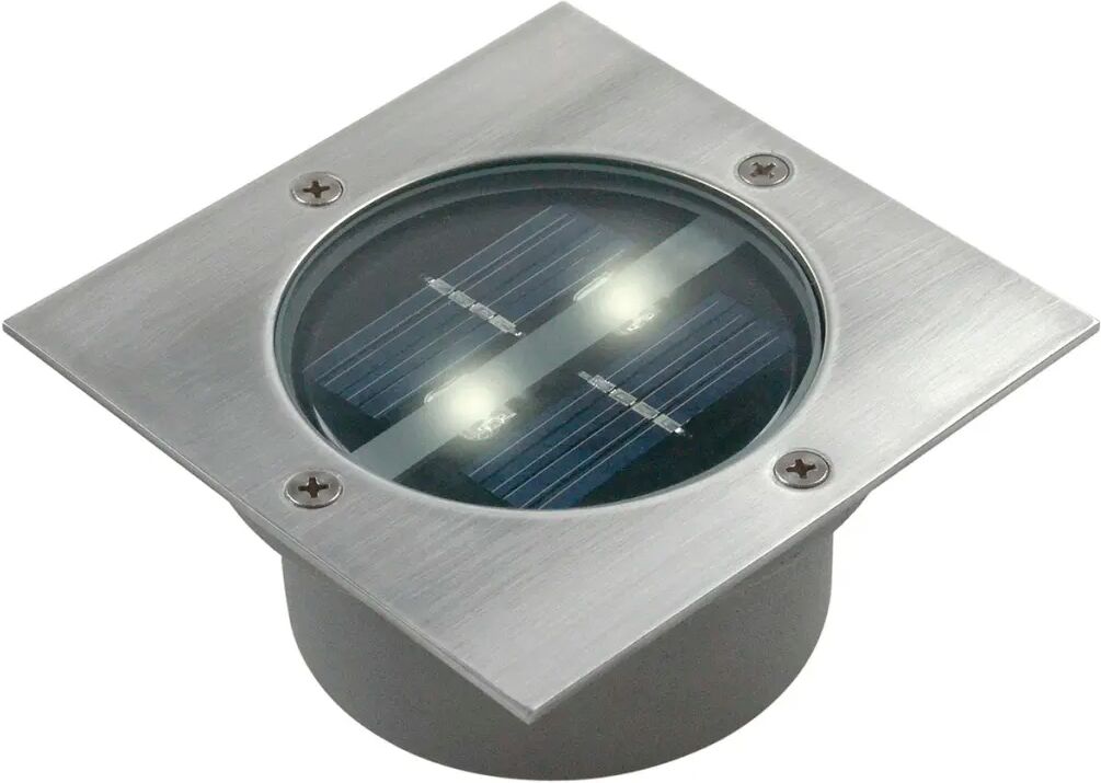 Ranex Lampe solaire carrée 0,12 W Argenté 5000.198