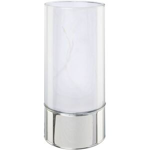 Creativ home LED-Leuchte »Weihnachtsdeko«, (Set, 2 St.), aus Glas, 2er Set,... silberfarben