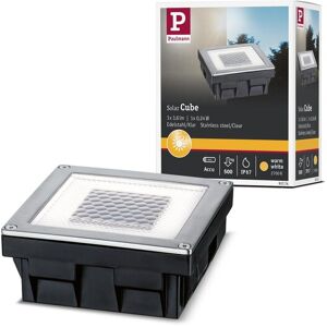 Paulmann LED Gartenleuchte »LED Solar Cube« transparent