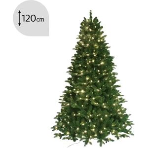 Manor - Künstlicher Tannenbaum Mit Led Beleuchtung, 120cm, Dunkelgrün