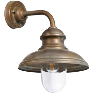 Moretti Luce Außenwandlampe Mill 1595 messing antik/klar