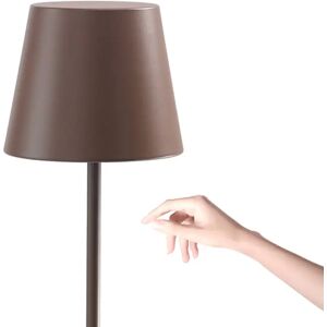 Zafferano Poldina XXL Akku-Stehlampe IP54 corten