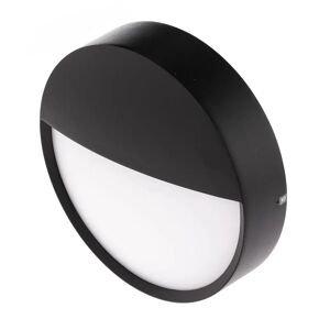 BRUMBERG Eye LED-Außenwandleuchte, halb, schwarz