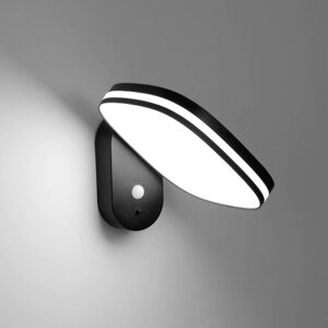 Eco-Light LED-Akku-Solar-Wandleuchte Chicago, schwarz, Sensor