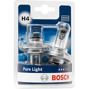 Bosch H4 Pure Light Lampen 12 V 60/55 W P43t 2 Stücke