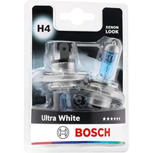 Bosch H4 Ultra White Lampen 12 V 60/55 W P43t 2 Stücke