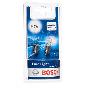 Bosch H6W Pure Light Fahrzeuglampen 12 V 6 W BAX9s 2 Stücke