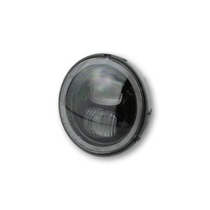 HIGHSIDER LED Hauptscheinwerfereinsatz TYP 7 mit Standlichtring, rund, schwarz, 5 3/4 Zoll  Schwarz