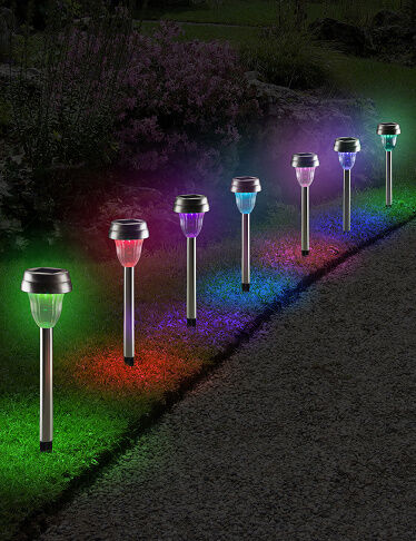 VEDIA Solarlampen LED «Multicolor», 10 Stück