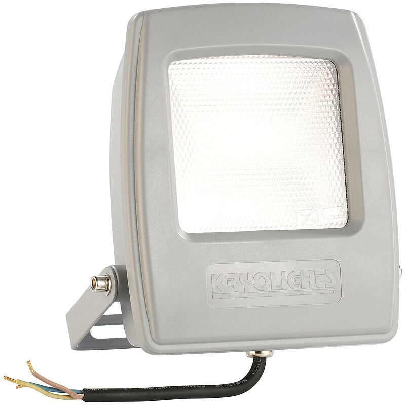 KryoLights Wetterfester LED-Fluter, 10 Watt, 750 Lumen, IP65, tageslichtweiß