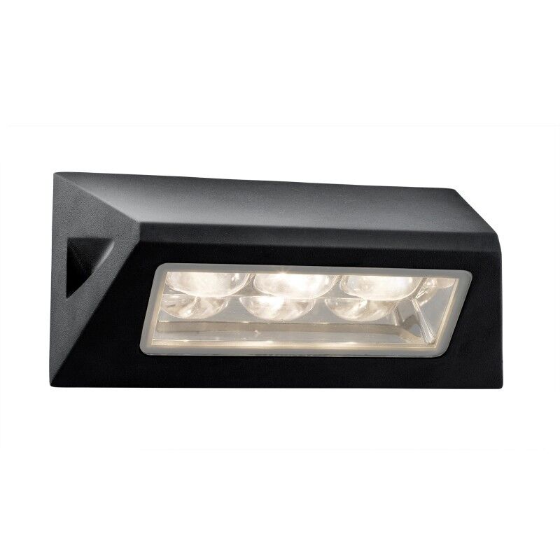 Searchlight 5513BK LED venkovní ​​nástěnné svítidlo Outdoor lights 1x3W   320lm   6500K   IP44 - černá