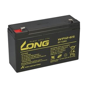 KungLong Bleiakku kompatibel Accu NP12-6 6V 12Ah AGM Blei wie 10Ah