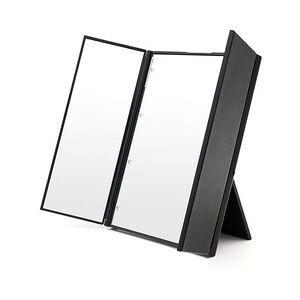 UNIQ Vanity Tri-Fold Kosmetikspiegel mit LED-Licht Schwarz