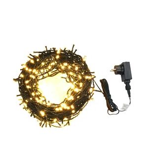 vidaXL Lichterkette mit 1000 LEDs 100 m 8 Lichteffekte IP44 Warmweiß