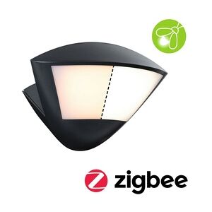 Paulmann LED Außenwandleuchte Smart Home Zigbee 3.0 Skyla Bewegungsmelder insektenfreundlich IP44 226x164mm Tunable Warm Anthrazit Alu 94864