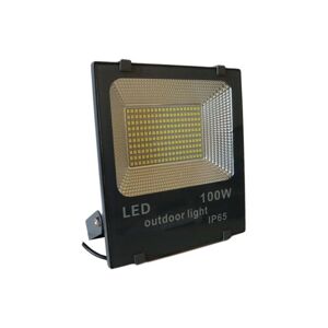 TRADE SHOP TRAESIO Smd schlanker led-scheinwerfer kaltweisses licht 50 100 200 w IP65 100 Watt