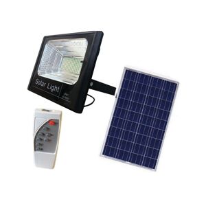 TRADE SHOP TRAESIO Solar energie paneel strahler led weisses licht IP67 mit fernbedienung 40 Watt