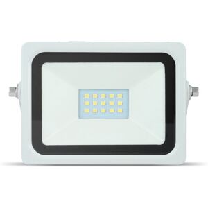 FOREVER Led Fluter 10W 800 Lumen Flutlicht Strahler Außenbeleuchtung Wasserdicht IP65 Kaltweiß (6000K) Helle Sicherheitsbeleuchtung für Garten Hof Garage