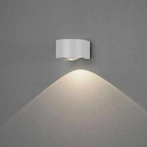 Konstsmide LED Wandleuchte Gela in Weiß 6W 550lm IP54 - white