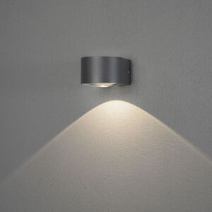 Led Wandleuchte Gela in Dunkelgrau 6W 550lm IP54 - grey - Konstsmide