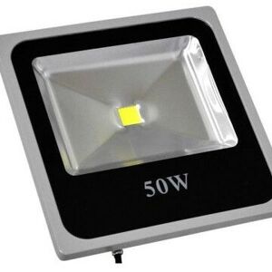 Trade Shop Traesio - schlanker led-scheinwerfer warmes licht hohe helligkeit 10W 20W 30W 50W 80W 100W IP66 50 Watt