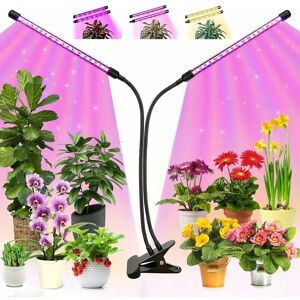 ETING Pflanzenlampe, Vollspektrum-Gartenbaulampe, LED-Wachstumslampe, 3 Lichtmodi, 10 dimmbare Stufen und 3 Timer-Modi (3/9/12h) für den Pflanzenanbau im