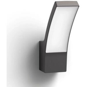 Led Wandleuchte Splay in Anthrazit 12W 1200lm IP44 - black - Philips