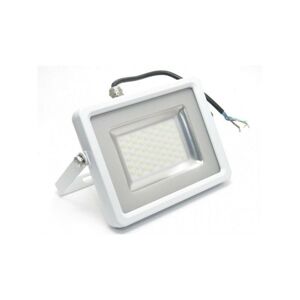 TRADE SHOP TRAESIO V-tac led-scheinwerfer smd 10W 20W 30W 50W 100W ultra slim outdoor weiss farbe 50 Watt Naturweiß - Naturweiß