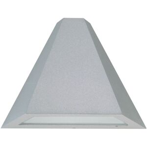 Wandleuchte A-92820, silber, Aluguss, E27, IP44, 260mm - Silber - Albert