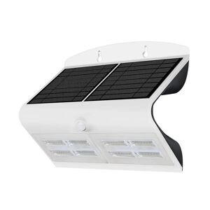 V-TAC LED Solarleuchte Weiß 7 Watt 4000K Neutralweiß mit Bewegungssensor